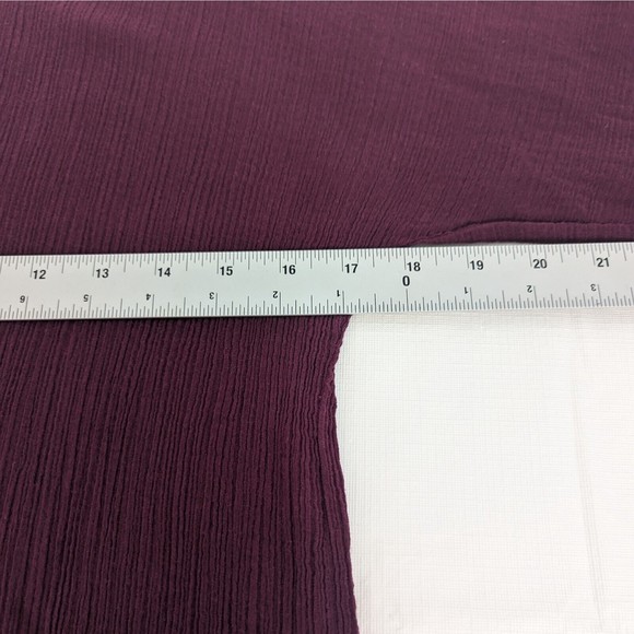 Umgee USA Womens Medium Burgundy Wine Cream Ivory Lace Romantic Boho Tunic Top - Picture 9 of 16